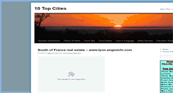 Desktop Screenshot of 10topcities.com